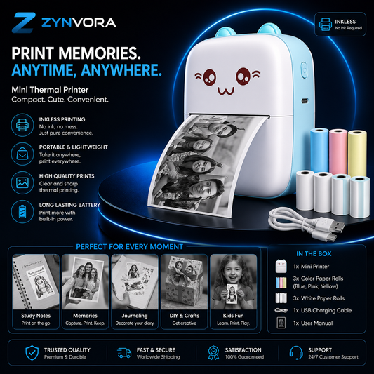 Capture & Print Magic Anywhere: C9 Portable Mini Thermal Printer