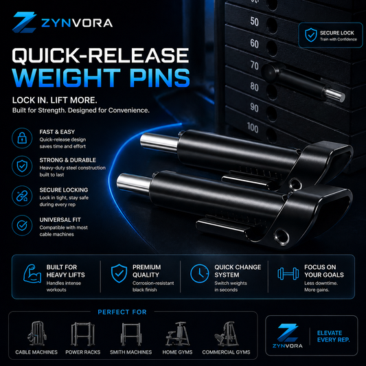 Zynvora Quick-Release Weight Pins (2 Pack)